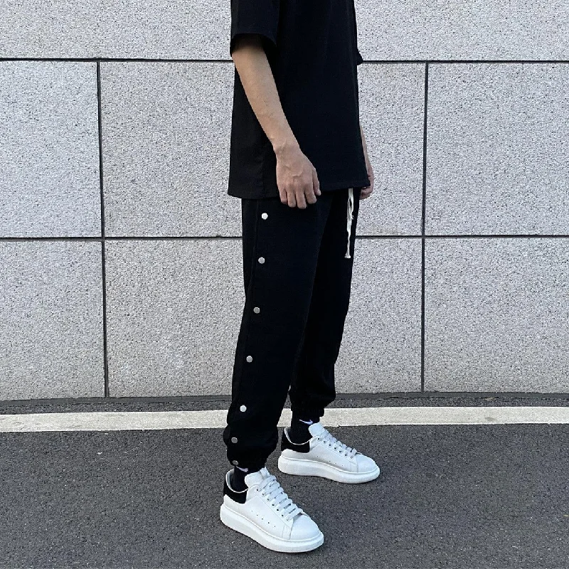 Open Buttons Sport Pants