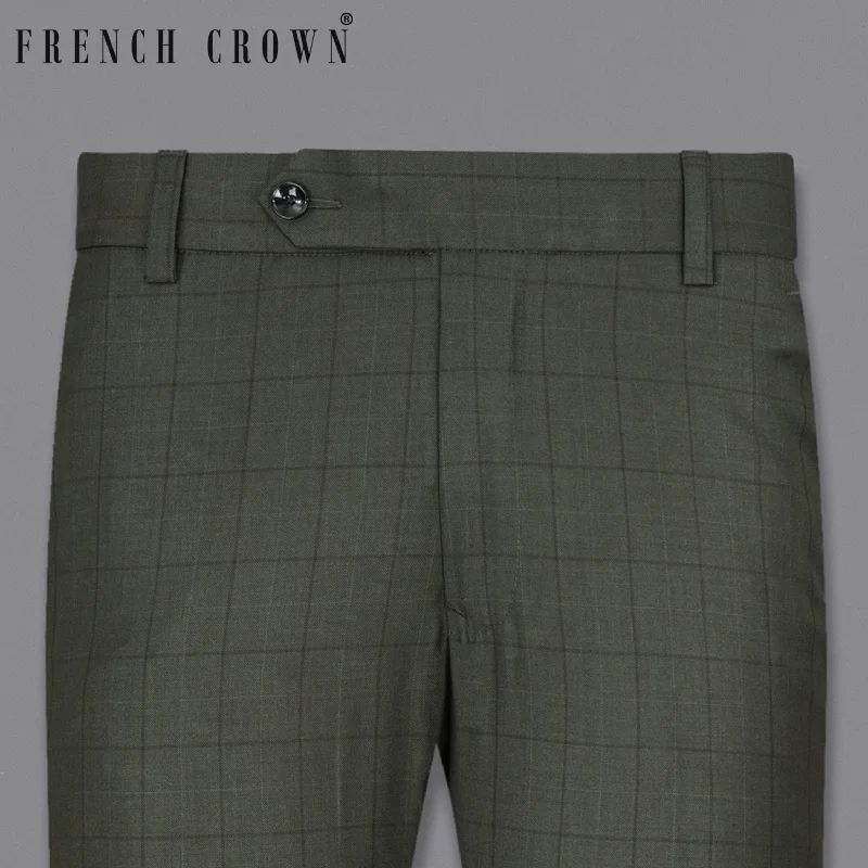 Tuatara Green Plaid Pant