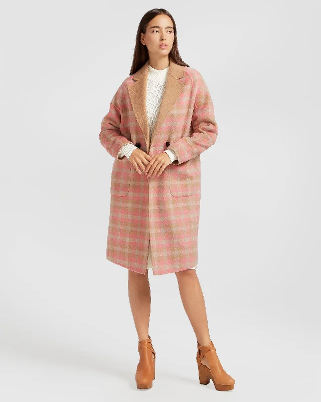 Publisher Double-Breasted Wool Blend Coat