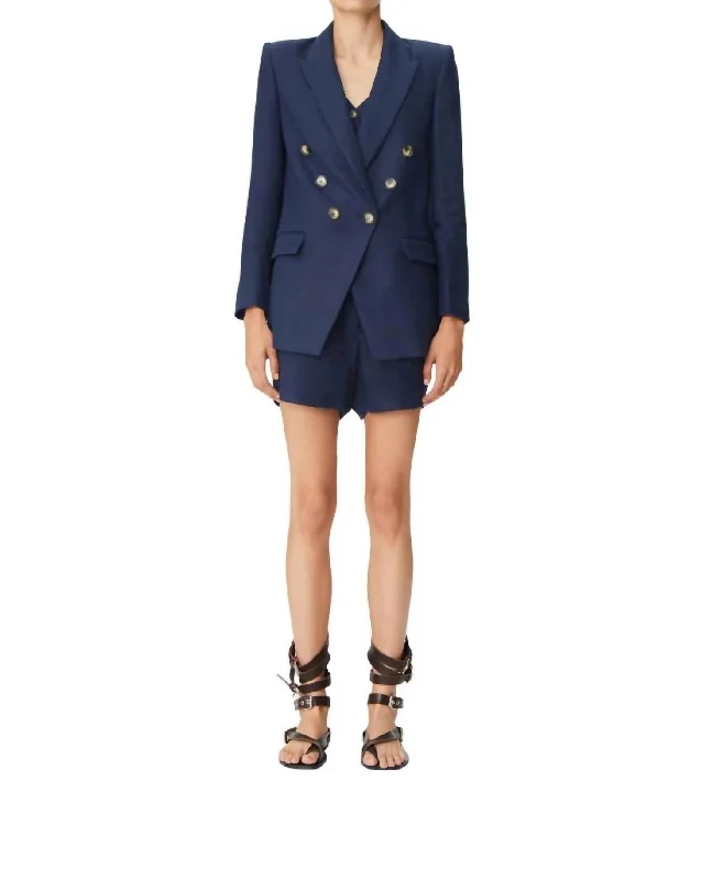 Puelches Alisa Blazer In Marine