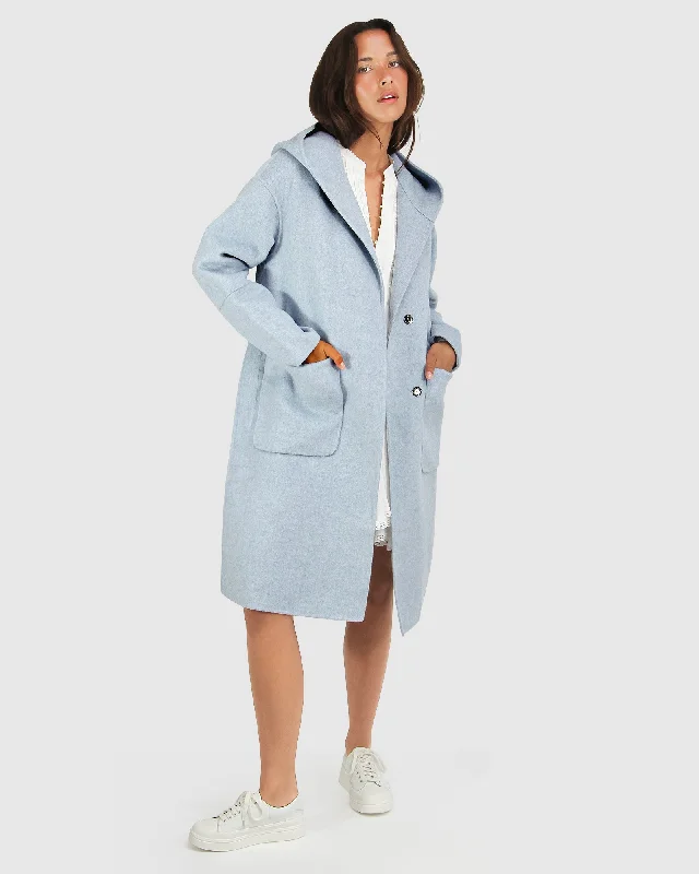 Walk This Way Wool Blend Oversized Coat