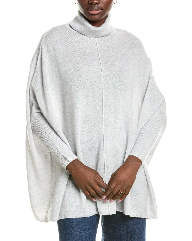 Brodie Cashmere Roll Wool & Cashmere-Blend Poncho