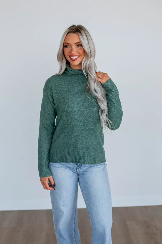 Bronwyn Knit Sweater - Emerald