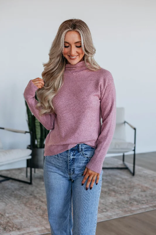 Bronwyn Knit Sweater - Orchid