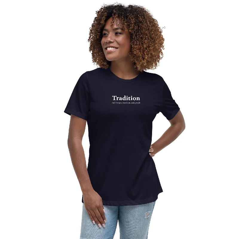 Floral Print Women T Shirt for a Feminine TouchDefinition of Tradition - Women's T-Shirt
