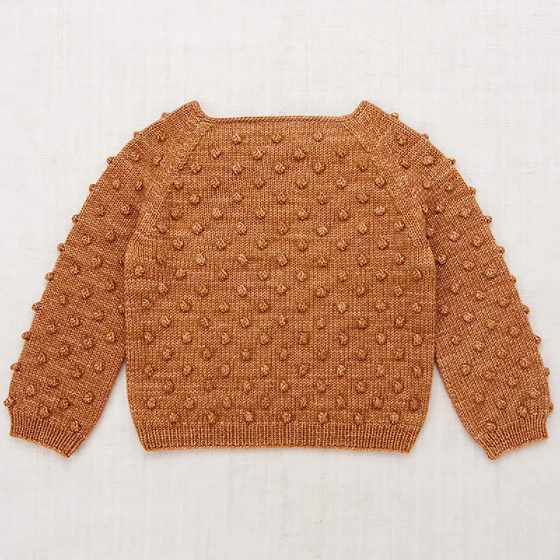 Popcorn Sweater in Rose Gold by Misha & Puff