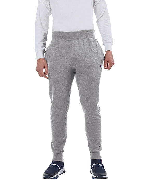 RW25 - Champion Mens Reverse Weave Jogger Pants | Oxford Grey