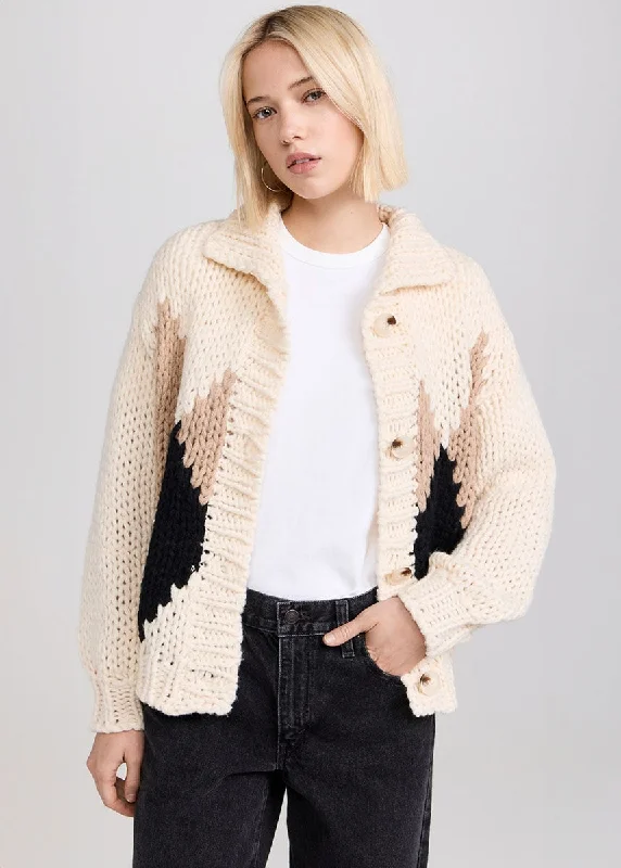 Cropped Women's Angora Blend Sweaters for a Trendy LookSWEATERCropped Women's Angora Blend Sweaters for a Trendy LookWeller Sweater - Ivory Multi