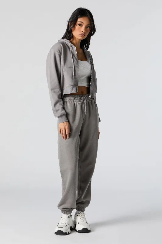 Fleece High Rise Jogger