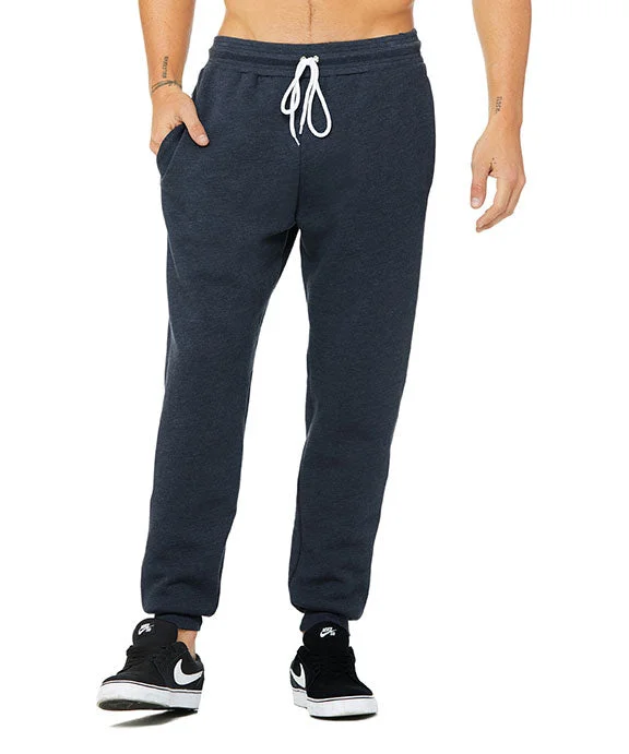 3727 - Bella + Canvas Unisex Jogger Sweatpants | Heather Navy