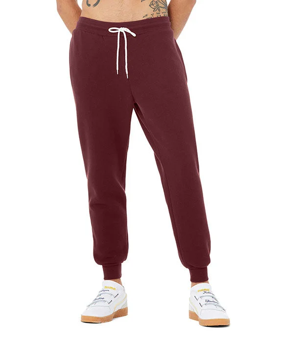 3727 - Bella + Canvas Unisex Jogger Sweatpants | Maroon