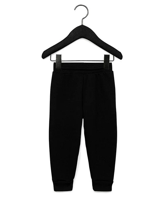 3727T - Bella + Canvas Toddler Jogger Sweatpants | Black