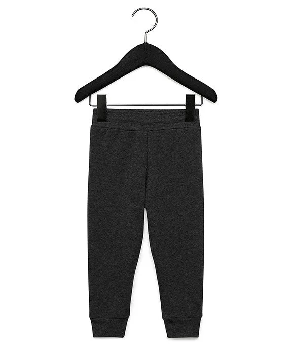 3727T - Bella + Canvas Toddler Jogger Sweatpants | Dark Grey Heather