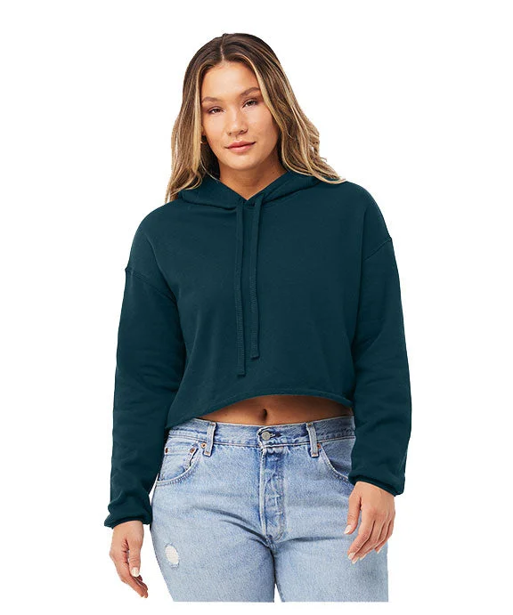 B7502 - Bella + Canvas Ladies Cropped Fleece Hoodie | Atlantic