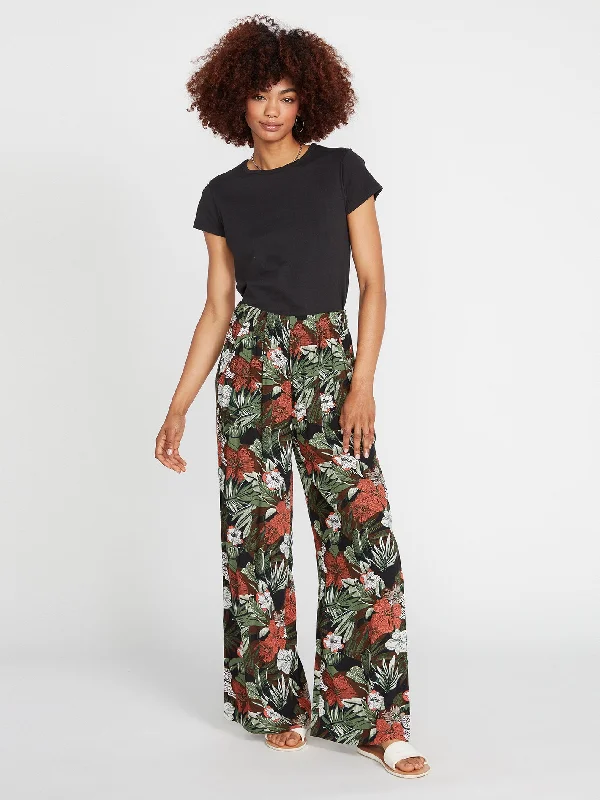 Women's double - breasted tweed jackets in classic colors for a sophisticated office lookCoco Ho Pants - Black Combo