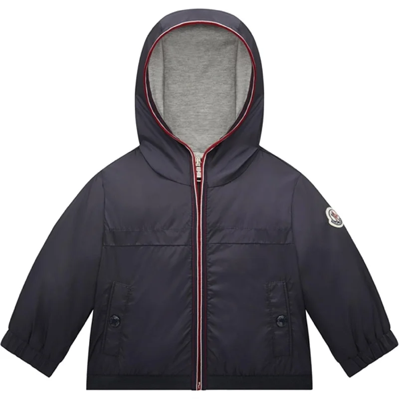 Women's trench coats with a removable belt for customizable stylingMoncler Anton Rain Coat Navy