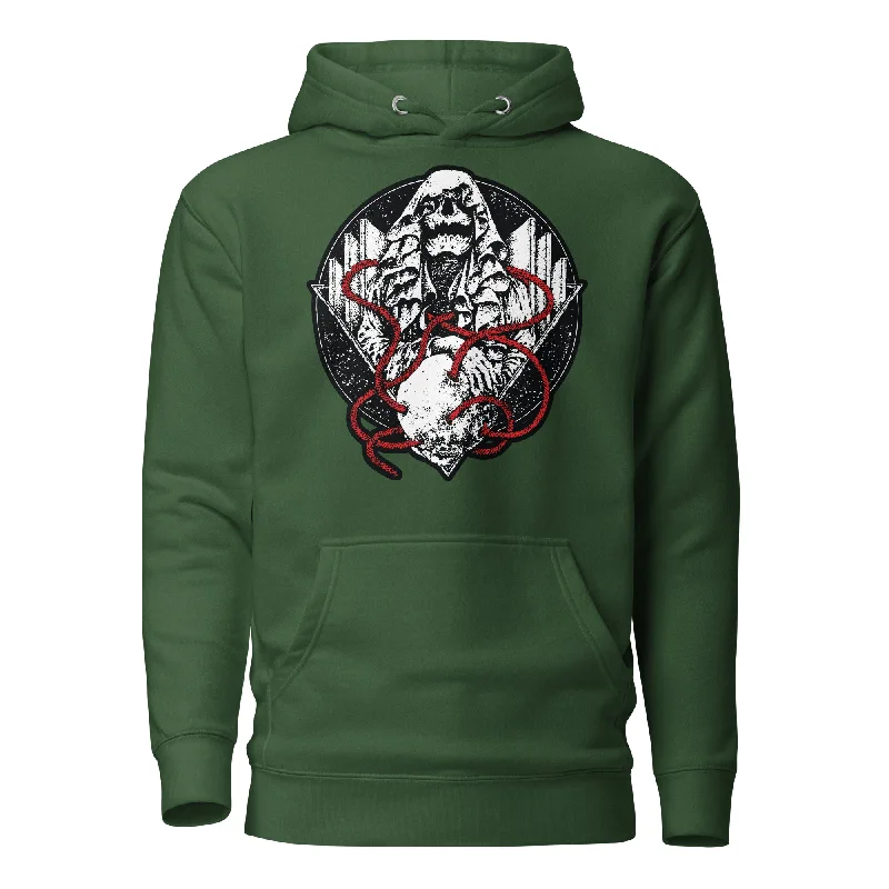 Women's zip - front sweatshirt with contrast stitching for a sporty aestheticNecromancy Art - Premium Unisex Hoodie Women's zip - front sweatshirt with contrast stitching for a sporty aestheticNecromancy Art - Premium Unisex Hoodie