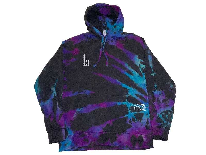 Tie Dye Good Note Braille Hoodies