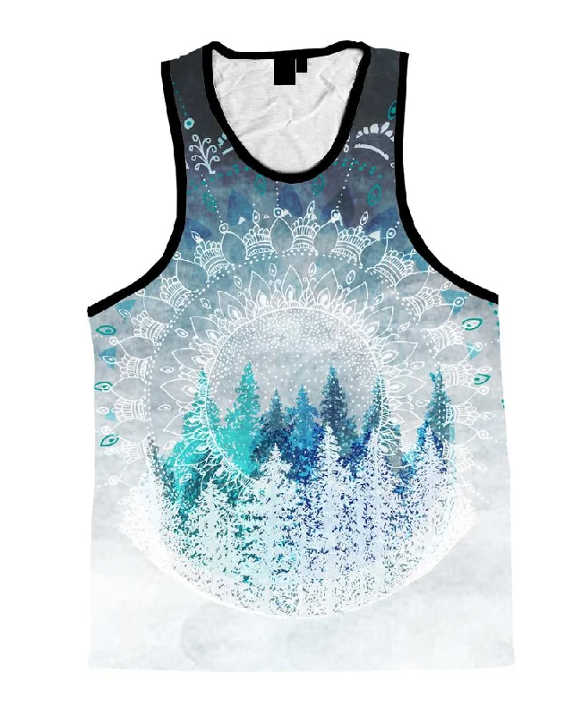 Among the Pines Mandala Unisex Tank Top