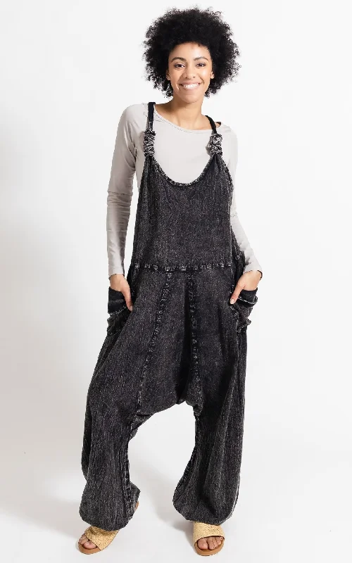 Bahini Overalls Long - Black