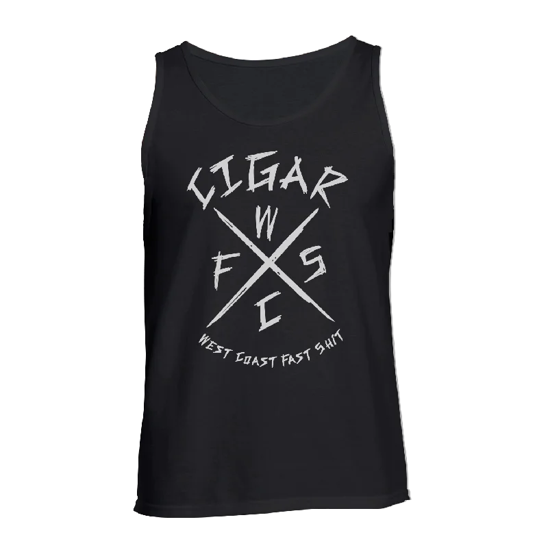 CIGAR - "West Coast Fast Shit" (Black) (Tank Top)