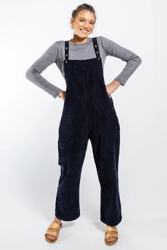 Corduroy Overalls - Midnight Blue