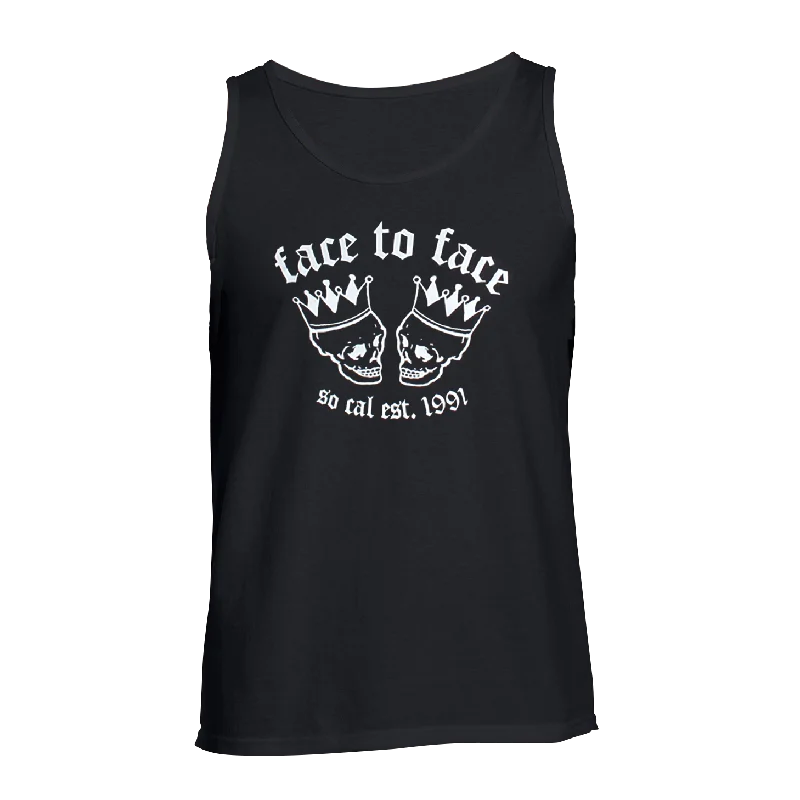 FACE TO FACE - "Skull Crown" (Black) (Tank Top)