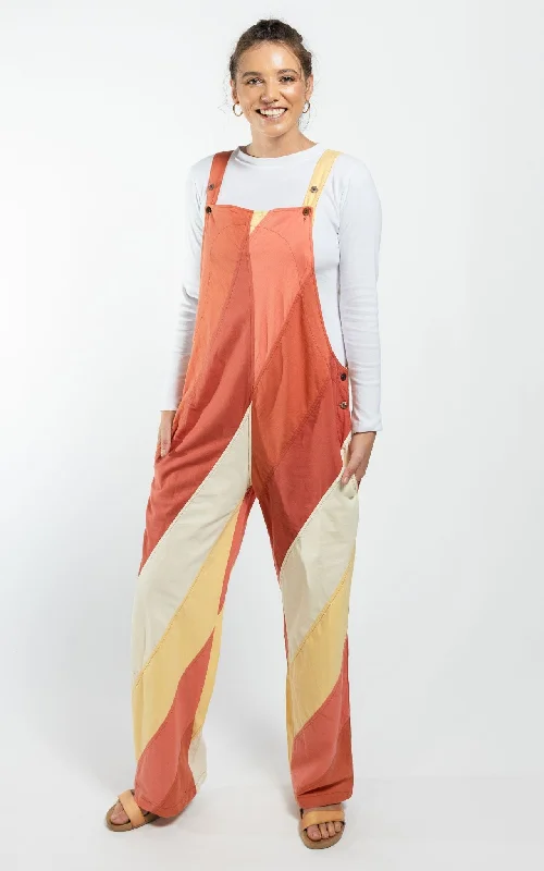 Freya Overalls - Burnt Orange