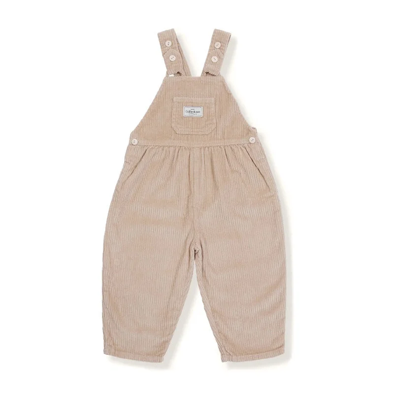 Goldie And Ace Sammy Cord Overalls - Beige