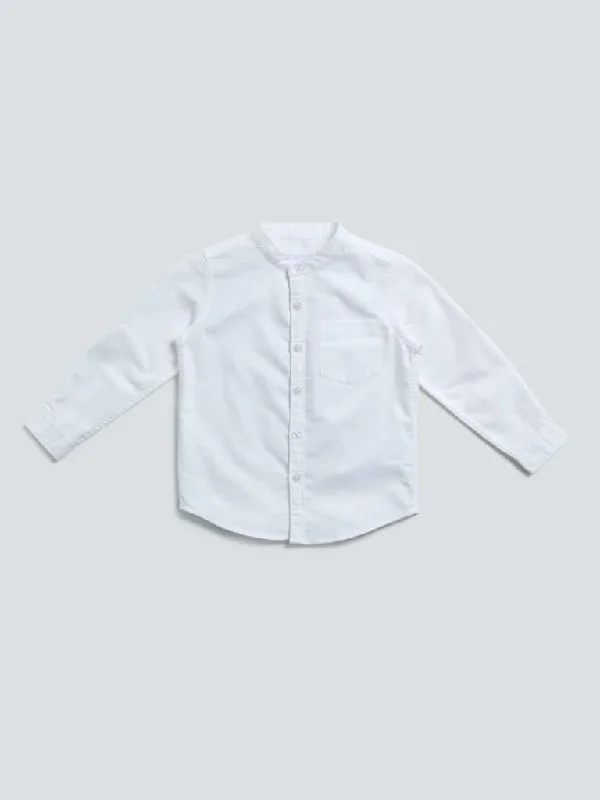 HOP Kids Plain White Shirt