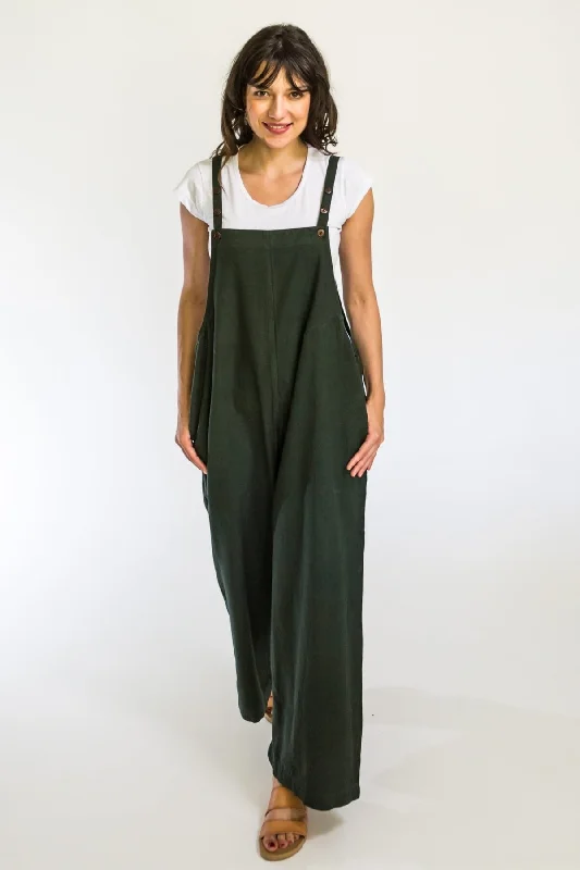 Juanita Overalls Long - Green