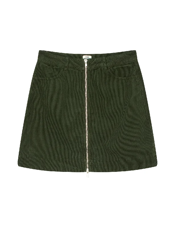 Mini Cord Riva Skirt, Rosin