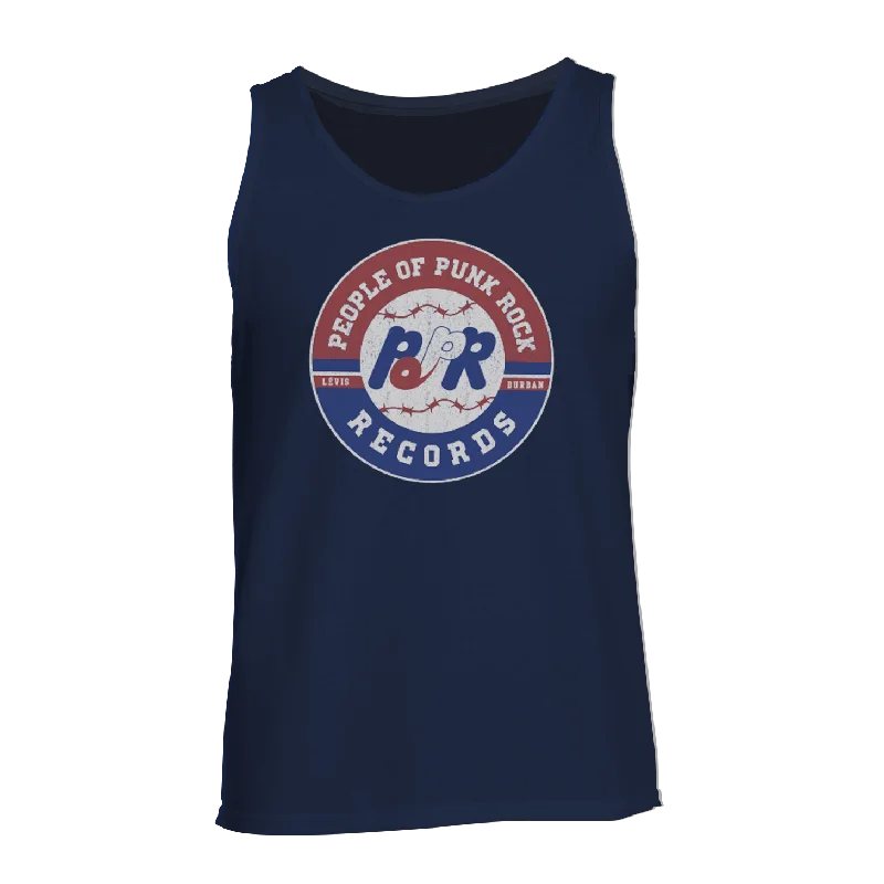 POPR Records - "Expos Logo" (Navy) (Tank Top)