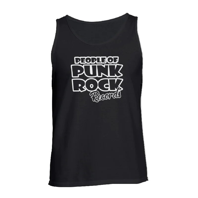 POPR Records - "Logo" (Black) (Tank Top)