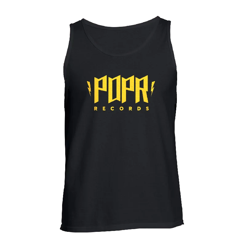 POPR Records - "Mute Logo" (Black) (Tank Top)