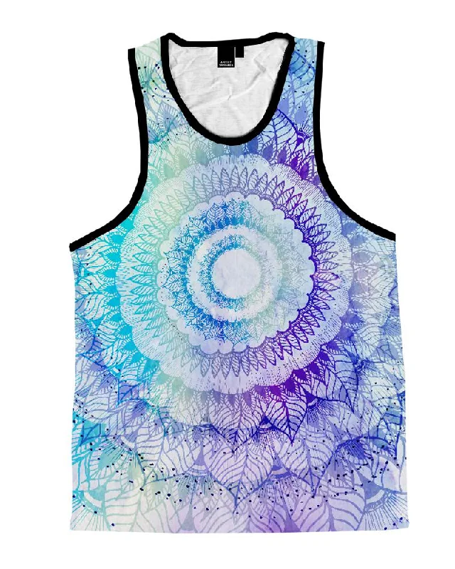 Rose Magic Mandala Unisex Tank Top