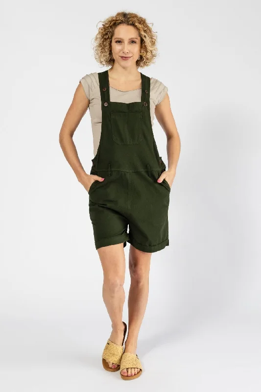 Short Traveller Overalls - Green