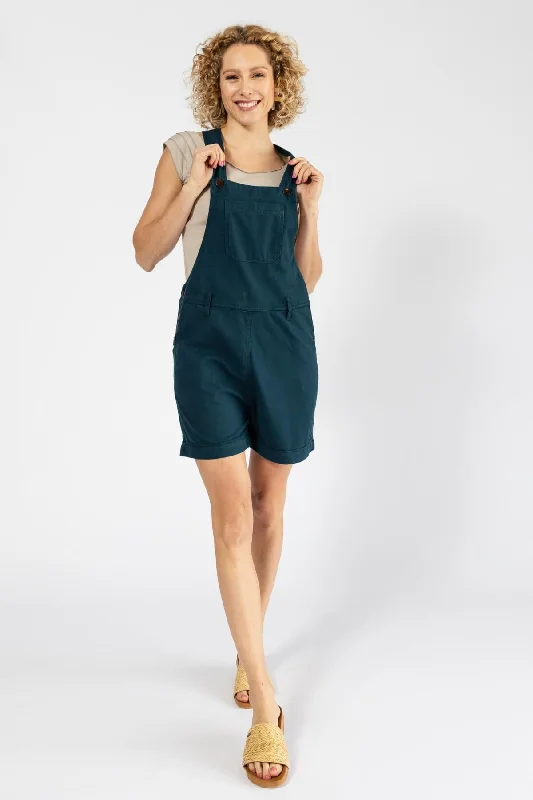 Short Traveller Overalls - Turquoise